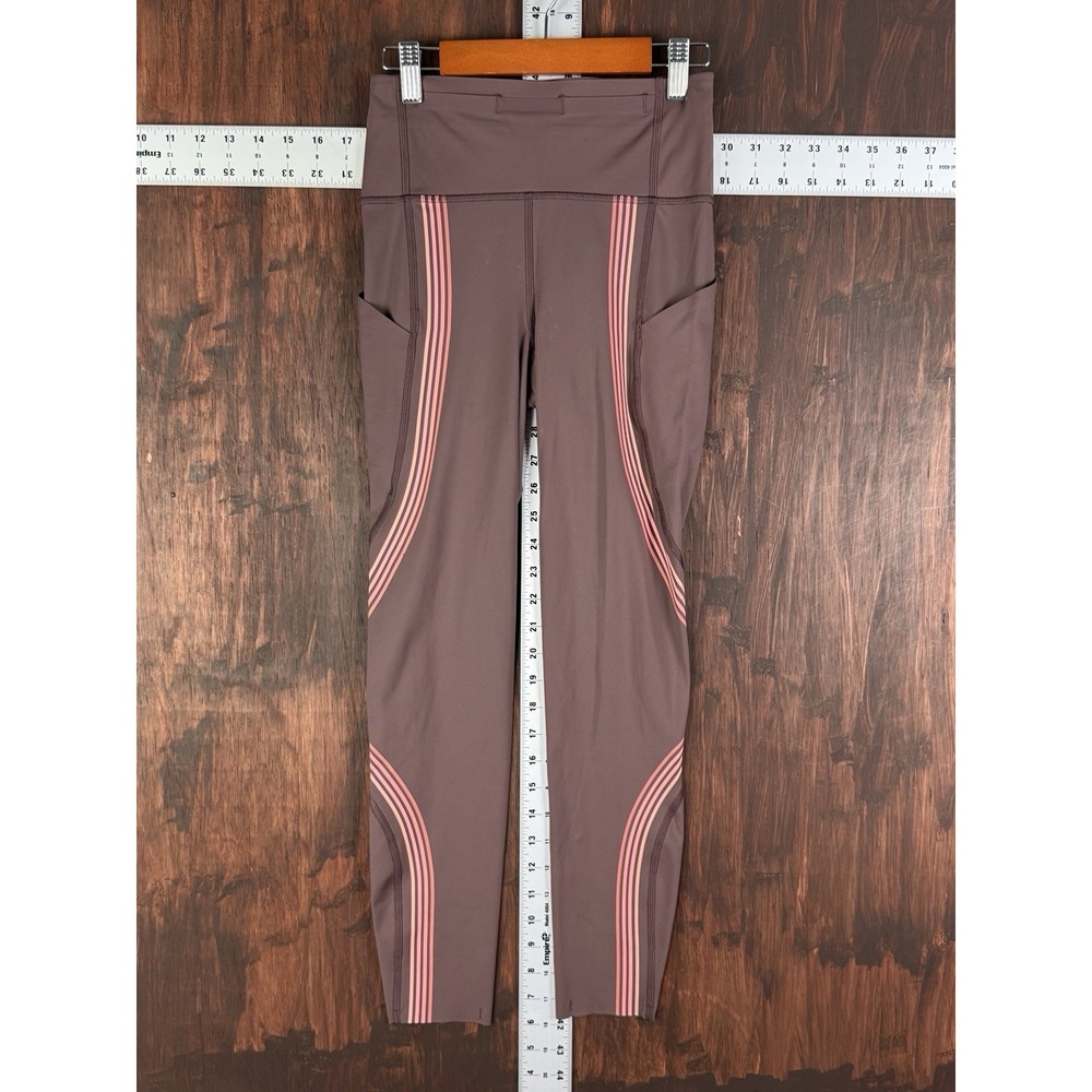 Lululemon Speed Limit 25" Legging Pants High Rise Cherry Cola Nulu‎ Womens 4 EUC